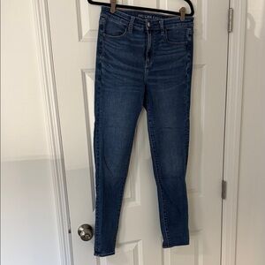 American Eagle Outfitters Women's Dark Blue Jeggings